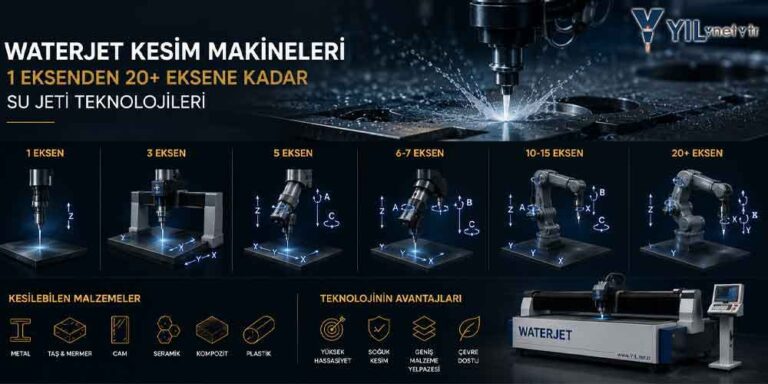 Waterjet Kesim Makineleri Kaç Eksen